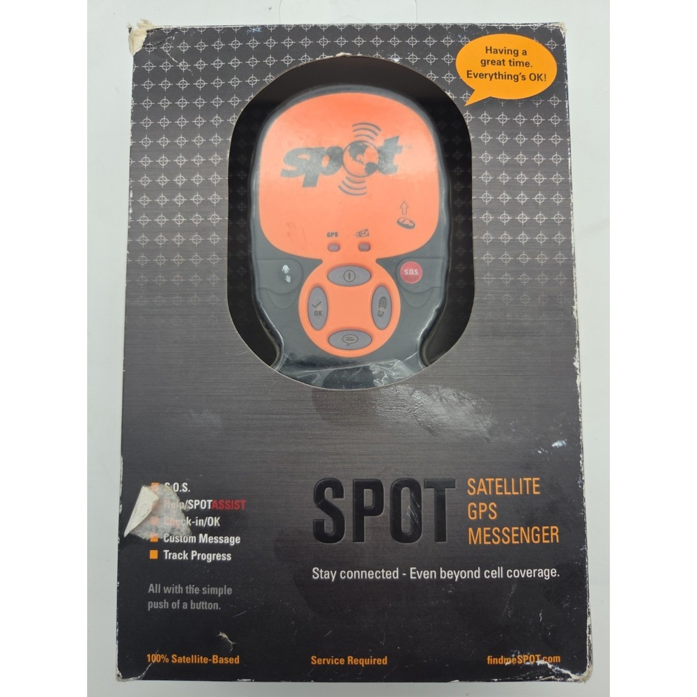 SPOT Rechargeable Handheld Personal GPS Satellite Outdoor Messenger/Tracker